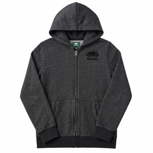Roots Kids Charcoal Zip-Up Hoodie